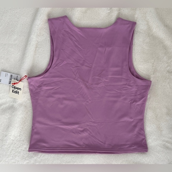 Open Edit Lavender Scuba Tank Top, Size XL - NWT - Picture 4 of 9